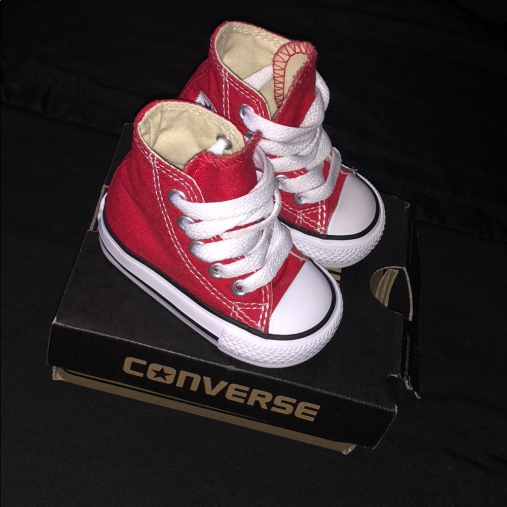 Red Converse - Picture 1 of 3